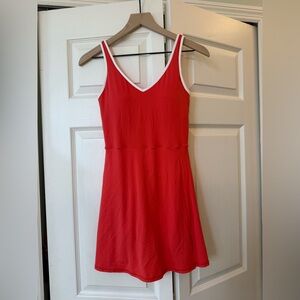 Aerie offline athletic dress red/coral with white lining NWT!